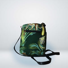 Tropical Jungle Leopard Print Crossbody Bag | Luxebyflavia | Hand Bag