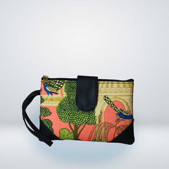 Peacock and Tree Clutch - Trendy Designer Handbag for Women | Luxebyflavia | Hand Bag