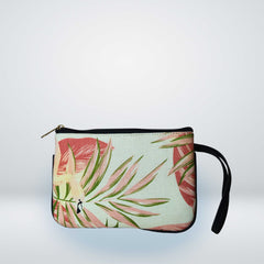 Palm Leaf Zipper Clutch | Luxebyflavia | Hand Bag