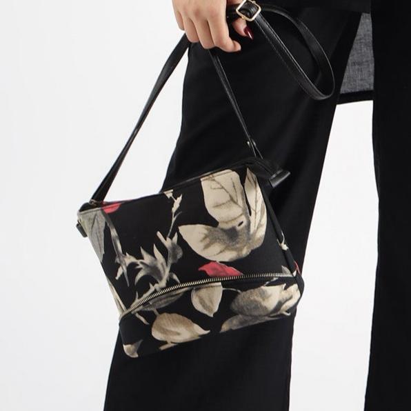 Black Autumn Crossbody Bag – LuxebyFlavia | Luxebyflavia | Hand Bag