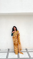 Pitambari Yellow Saree