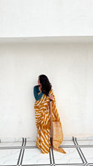 Pitambari Yellow Saree