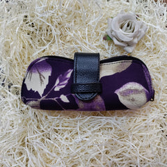 Fashionable Purple Sunglass Pouch - Soft, Stylish, Protective