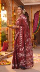 Aarunya Warli Saree