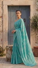 Turavelle Feather Saree