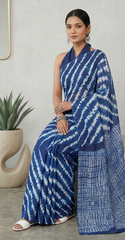 Neelasha - Mulmul Cotton Saree