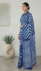 Neelasha - Mulmul Cotton Saree