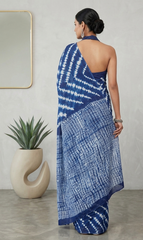 Neelasha - Mulmul Cotton Saree