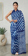 Neelasha - Mulmul Cotton Saree