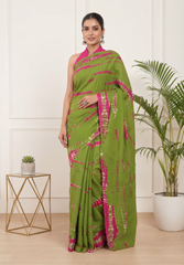 Harini Green Saree