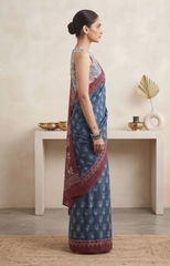 Vaidehi Blue Saree