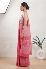 Gulbahar Pink Saree