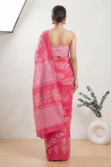 Gulbahar Pink Saree