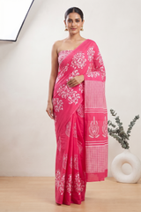 Gulbahar Pink Saree