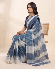 Indrani Blue Saree
