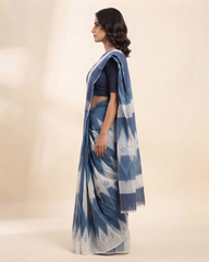 Indrani Blue Saree