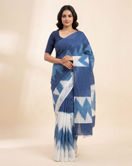Indrani Blue Saree