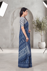 Indigo Heritage Saree