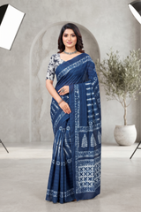 Indigo Heritage Saree