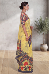 Basanti Rangoli Saree