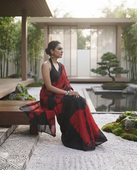 Ruhani Shibori Saree