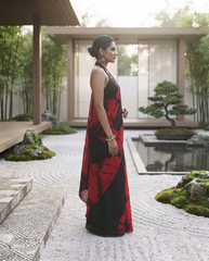 Ruhani Shibori Saree