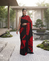 Ruhani Shibori Saree