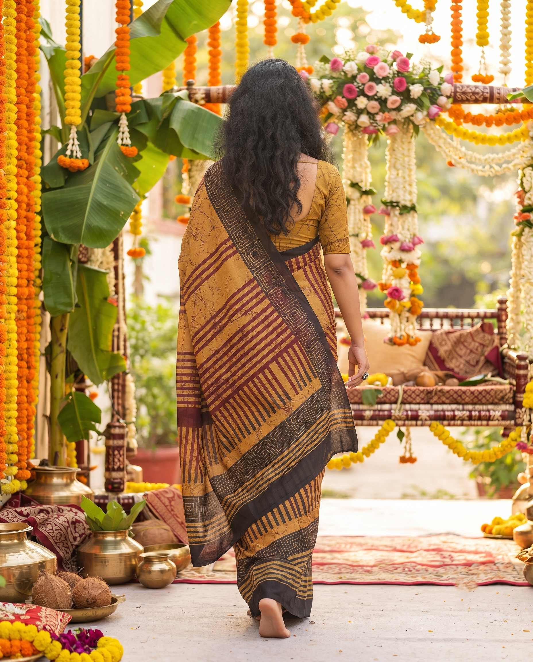 Mrinalika Amber Earth Saree