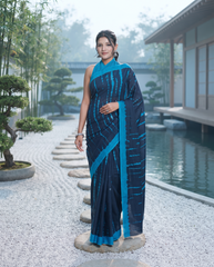 Varenya Shibori Tie-Dye Saree