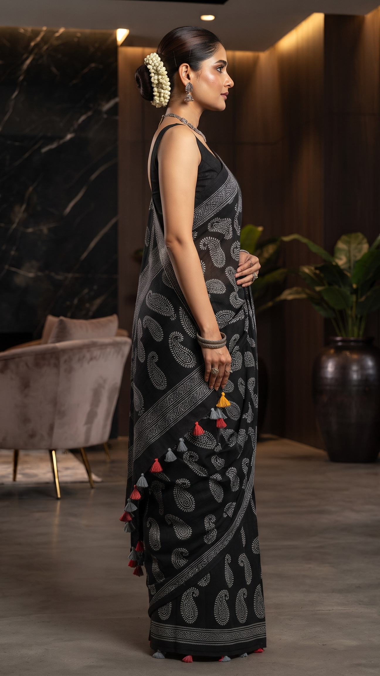 Meherika Paisley Saree