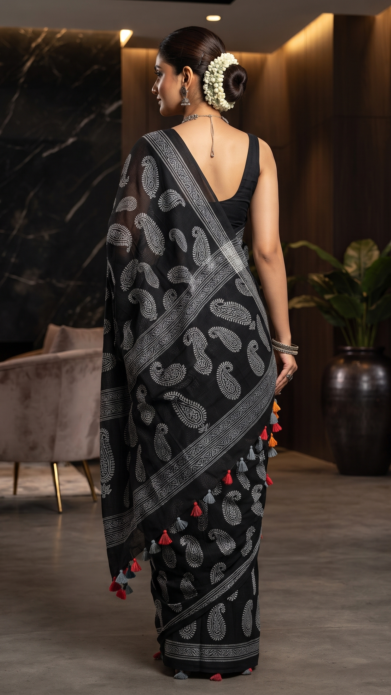 Meherika Paisley Saree