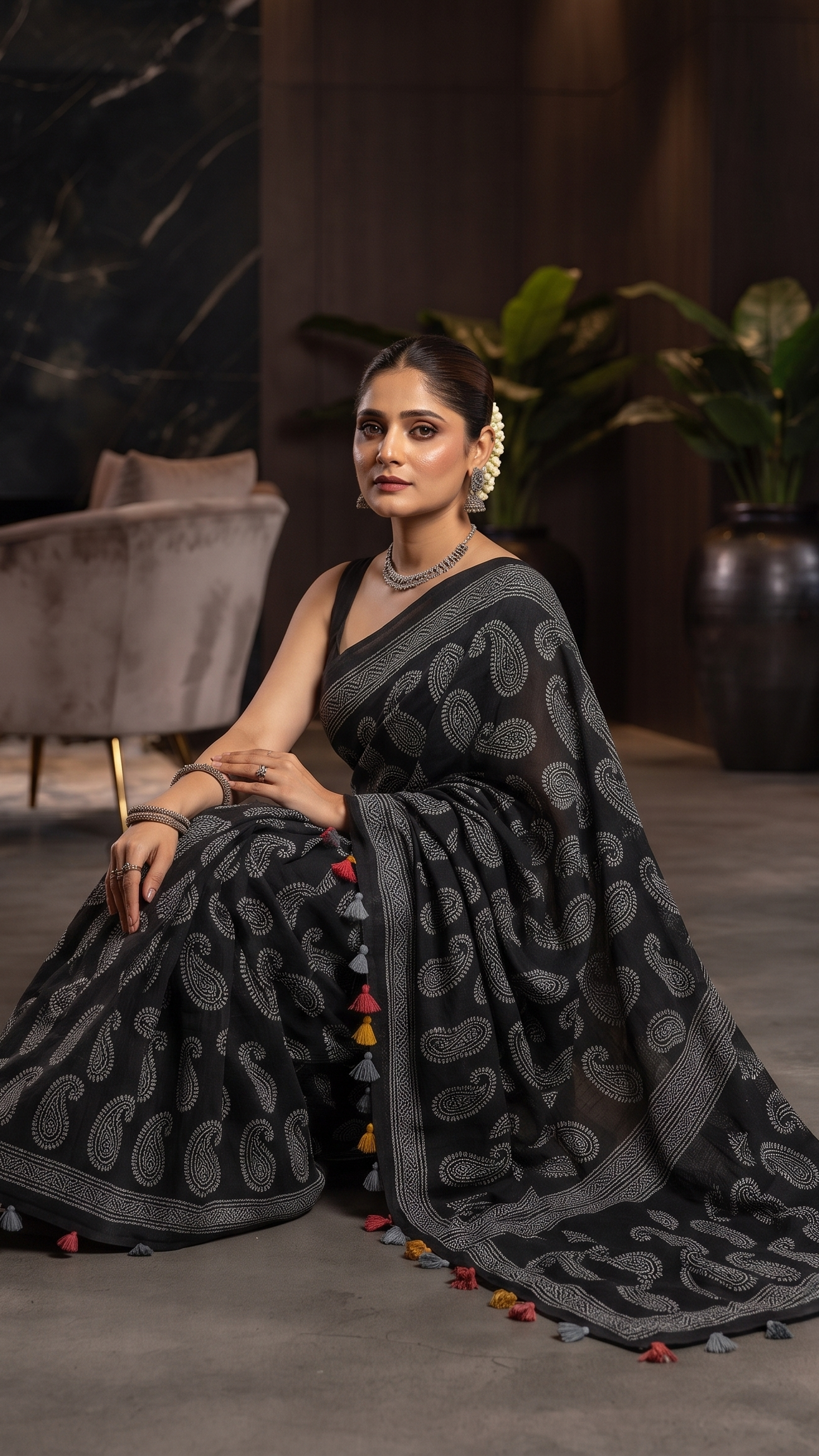 Meherika Paisley Saree