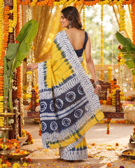 Aadhira Sunshine Tie-Dye Saree ☀️