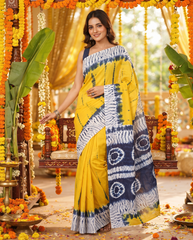 Aadhira Sunshine Tie-Dye Saree ☀️