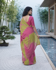 Garden Muse Shibori Saree