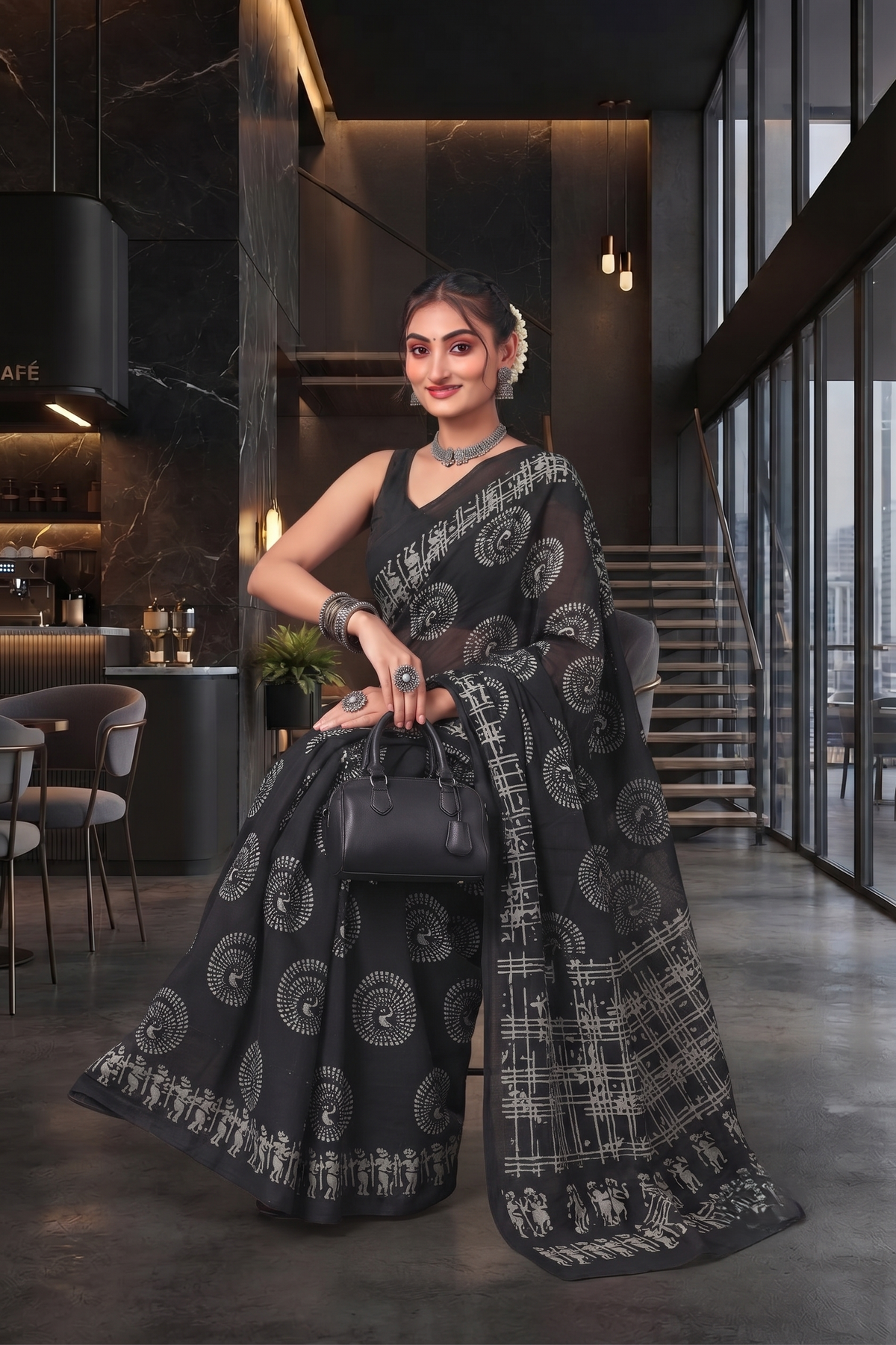 Varneshi Warli Saree
