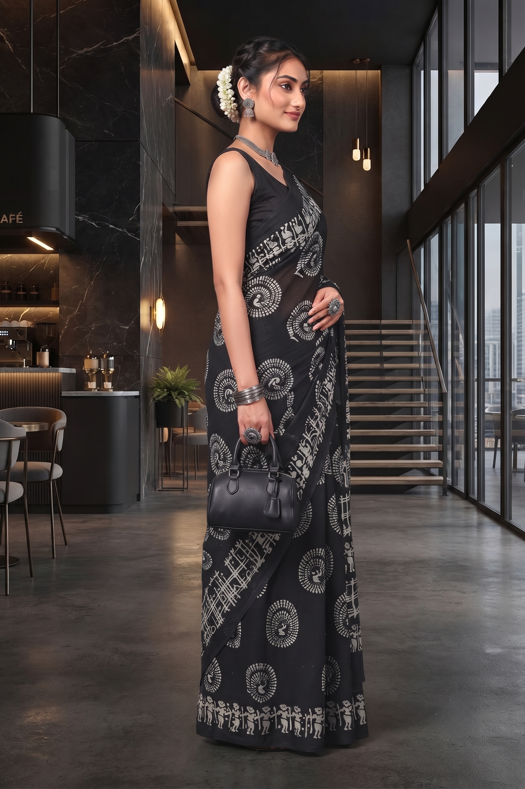 Varneshi Warli Saree