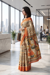 Urban Canvas Office Saree