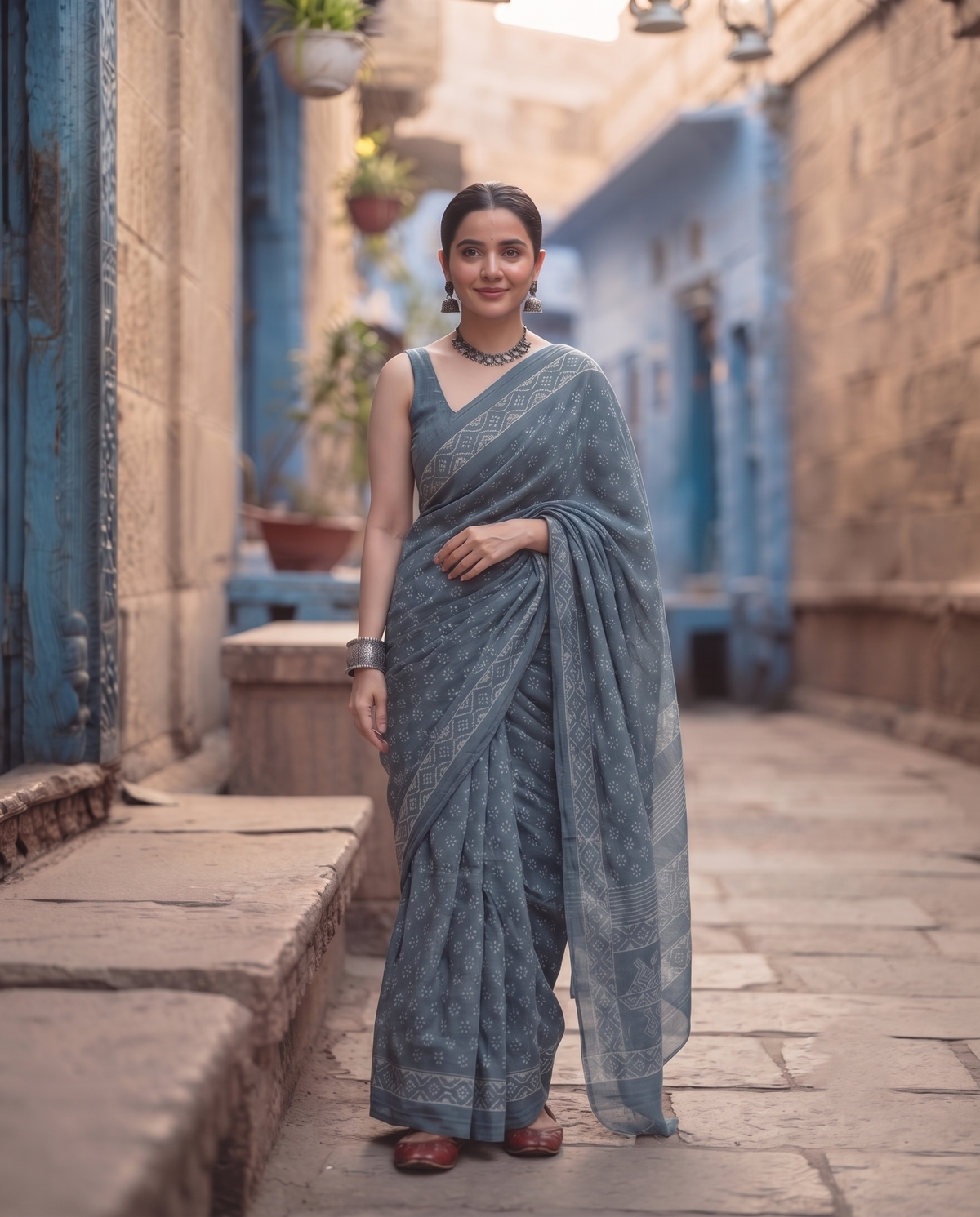 Anvitha Ash Saree