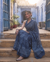 Aarunika Indigo Saree