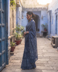 Aarunika Indigo Saree