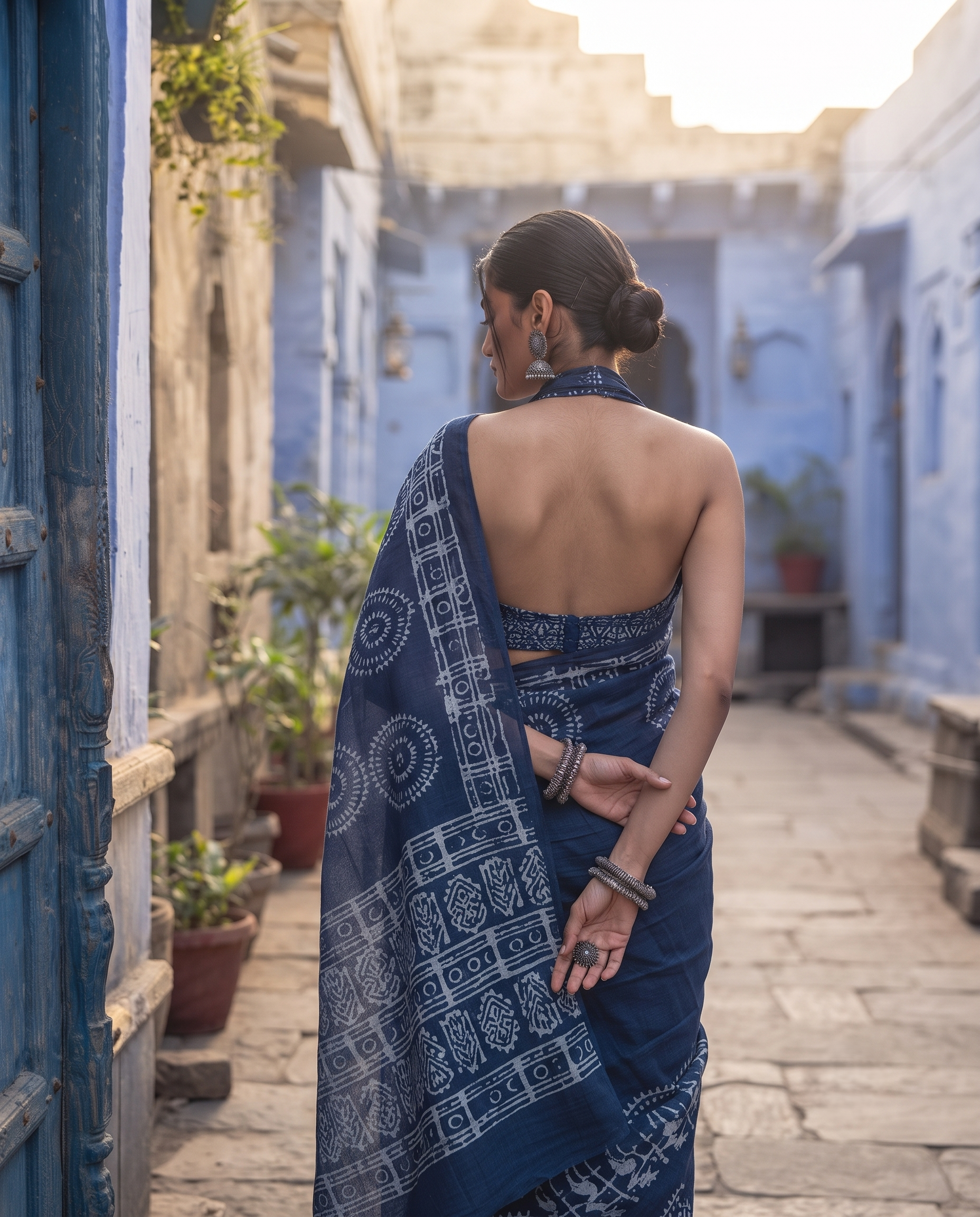 Aarunika Indigo Saree