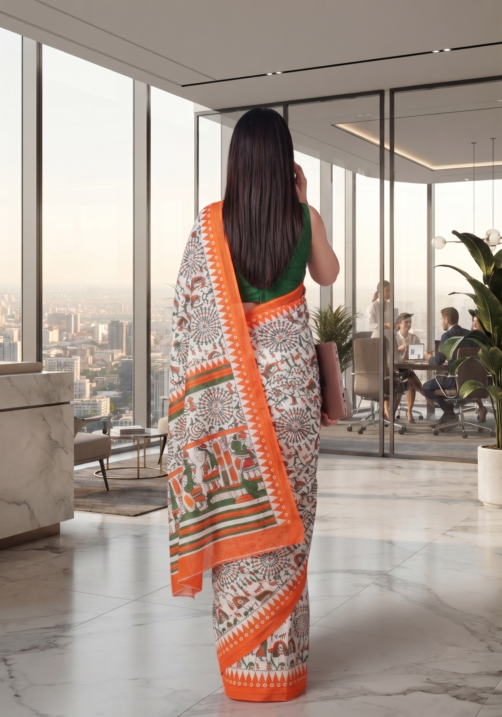 Urban Heritage Office Saree