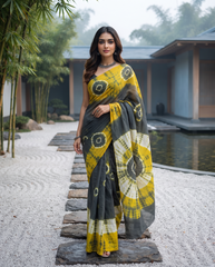 Vasudha Shibori Saree
