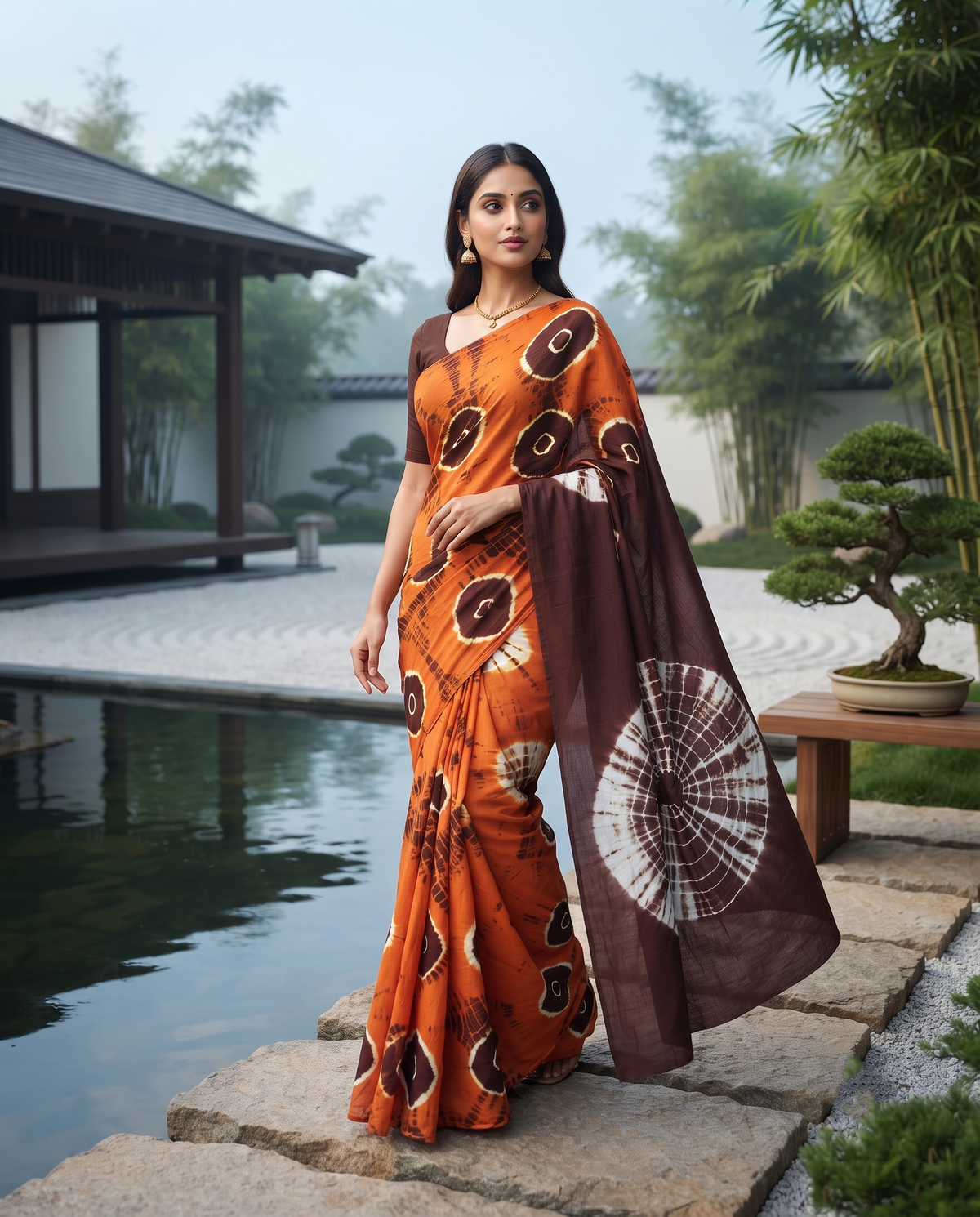 Aaratrika Shibori Saree