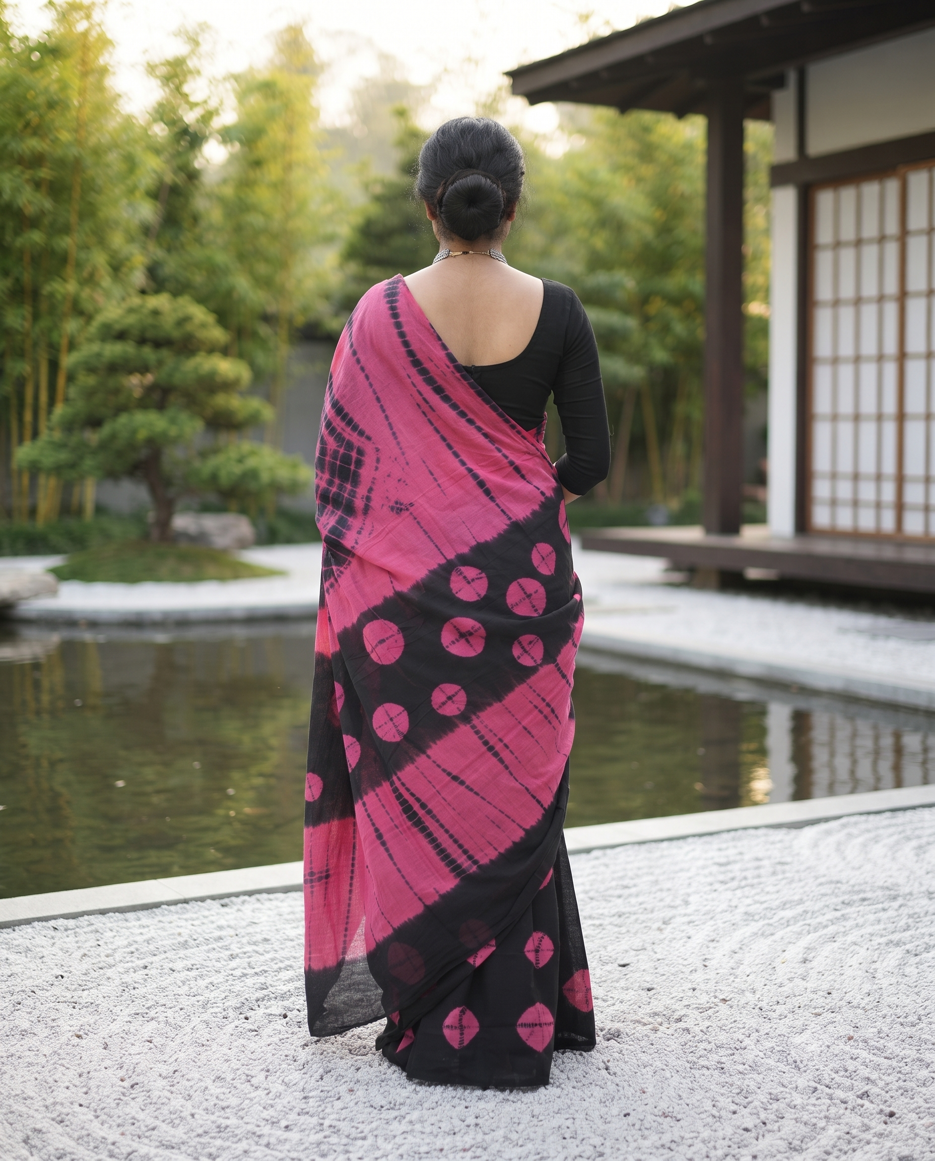 Eshanya Shibori Saree