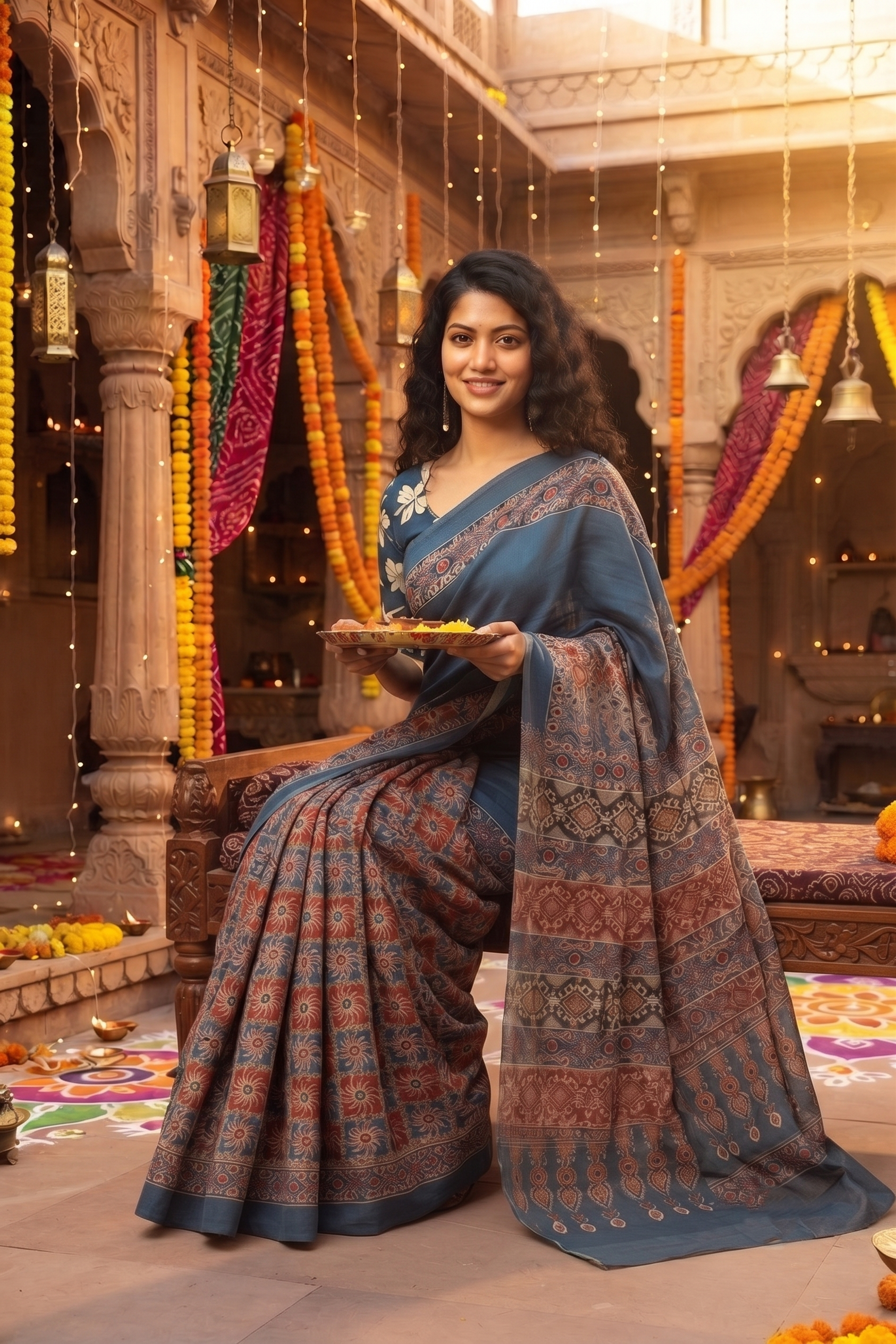 Neelanjana Cotton Saree