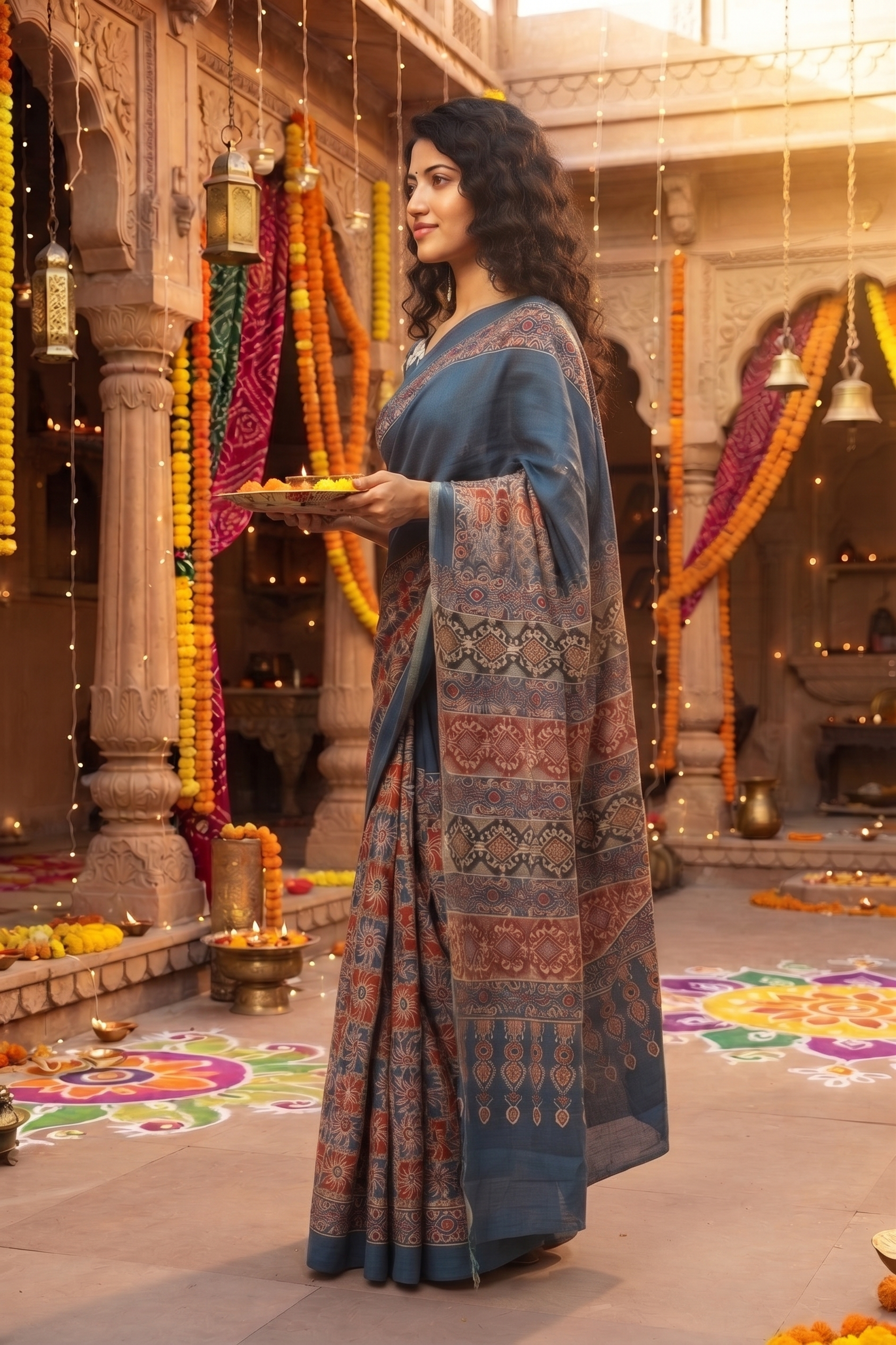 Neelanjana Cotton Saree