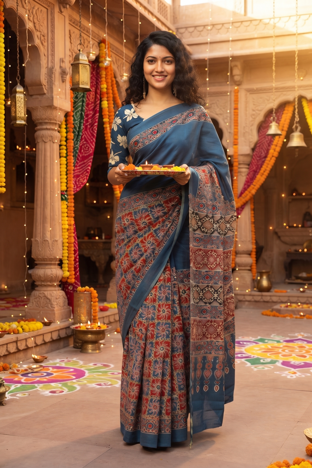 Neelanjana Cotton Saree