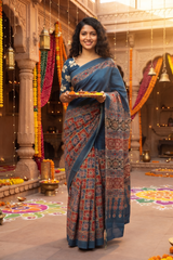 Neelanjana Cotton Saree